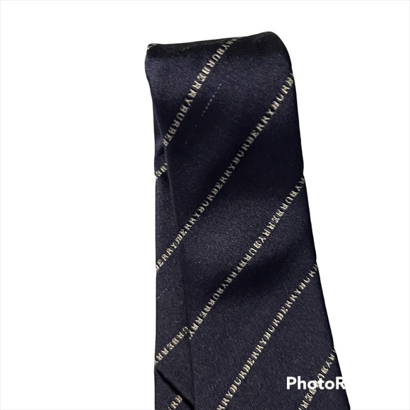 Burberry London Writing Silk Tie - Picture 2 of 5